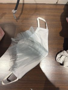 Fashionable Tulle Trimmed Face Mask