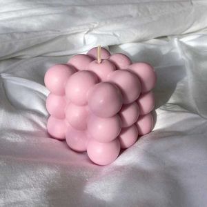 Pink Bubble Candle