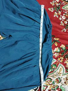 Teal Patiala Salwar Pants