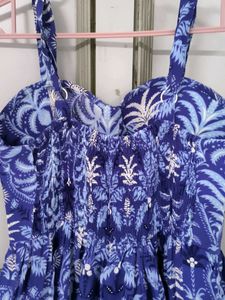 Blue Floral Sundress