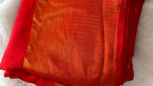 Zari Border Georgette