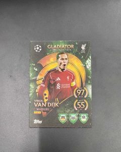 Virgil Van Dijk Limited Edition Gladiator Card