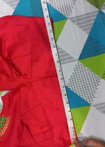 Red Embroidered Blouse