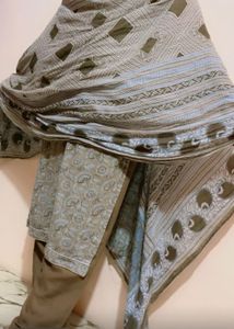 Stylish Printed Cotton Kurta Set