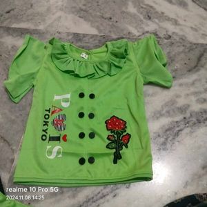 Baby Girl T Shirt And Shorts