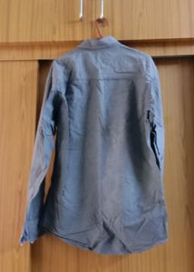 38 M size Grey Colour Gents Formal Shirt