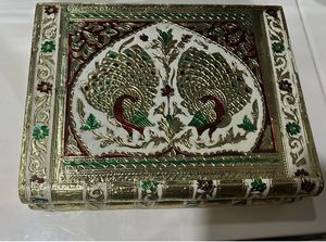 Gold Jewellery Vanity Box Organisers Fashionable