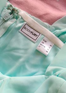 Branded Acqa Green High Low Dress