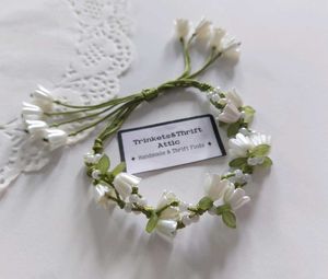 Floral Cord Bracelet