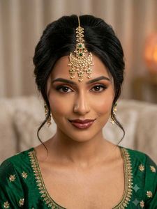 nykaa fashion by azai Elegant Kundan Maang Tikka