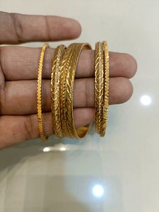 Gold Plated Chura Set Size 2.8