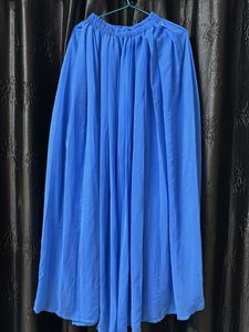 Embroidered Blue Boho Maxi Dress