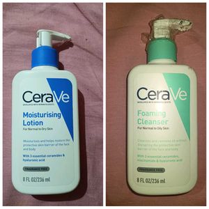 CeraVe Moisturising Lotion & Foaming Cleanser
