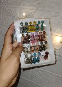 Assorted Jhumka Earrings Set