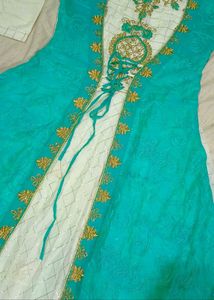 Partywear Gawn with pant &amp; Dupatta