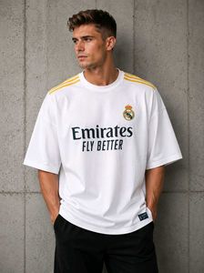 Real Madrid Home Jersey Emirates Fly Better
