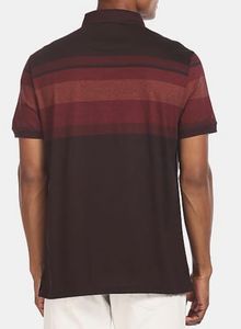 Calvin Klein - Striped Maroon Polo Shirt