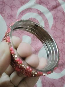 193.pink bangles