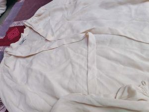 Lightweight Cream Tunic Top