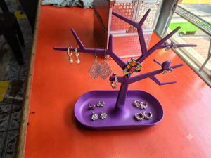 Purple Tree Jewelry Organizer Stand