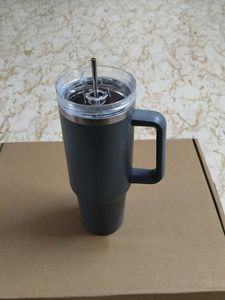 Durable Tumbler with Handle &amp; Straw