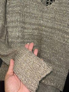 Beige Glitter Sweater