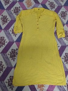Vibrant Yellow Kurta