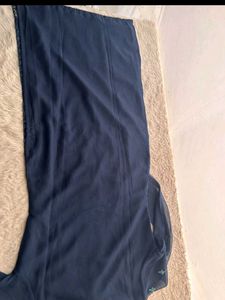 Navy Blue Embroidered Kurta Set