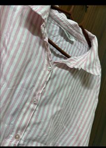 STRIPED CROP SHIRT