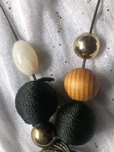 Boho Beaded Pendant Necklace