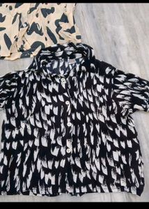 2 pcs combo  crop shirt