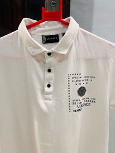 Sale on🎉Versace White Polo T-Shirt