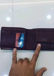 Levi's Brown Leather Bi-fold Wallet