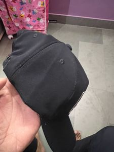 Lacoste Black Cap with Crocodile Logo