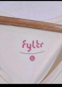 new Flutter Sleeve V-Neck Tee