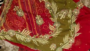 Embroidered Silk Saree