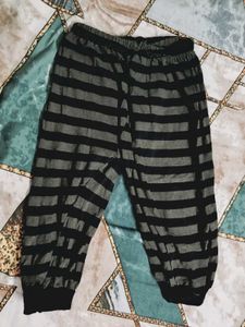 Striped Cropped Payjama
