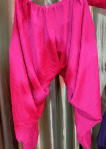 Pink Ethnic Style Bottoms