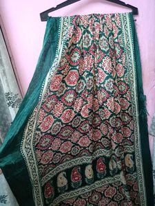 Beautifully Printed Silk Dupatta