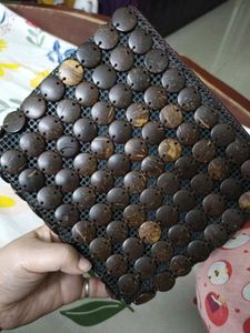 Coconut Shell Clutch Bag
