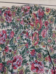 Floral Smocked Tube Dress
