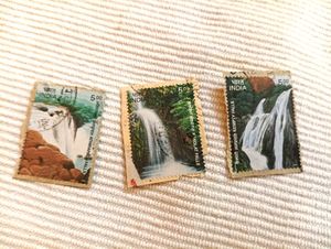 Stamps, First Day Cover And Brochure Of Waterfall