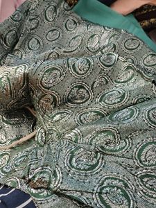 Elegant Green only lehenga with Circular Motif