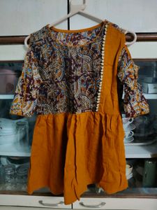 Stylish Cold Shoulder Kurta