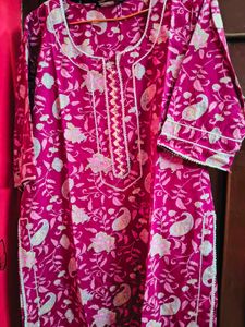 Beautiful Pink Kurta Set with Dupatta