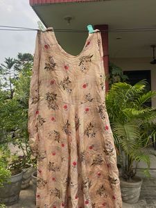 Floral Print Long Kurta