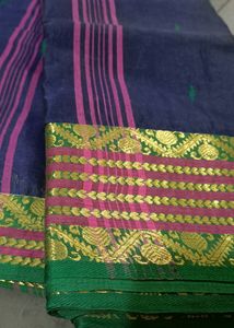 New Cotton Saree With Heavy Border
