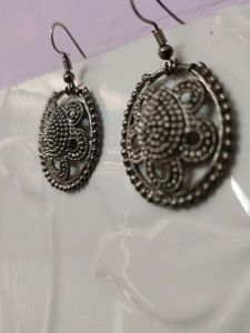Beautiful Silver Oxidised Earrings