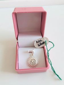Pure Silver Om Pandal (wt:-1.600g)