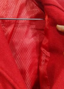 Red Casual Blazer